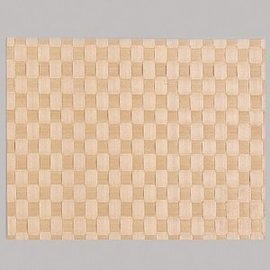 Fabric placemat Plastic Pp (polypropylene) ecru dark rectangular 415 mm 300 mm product photo