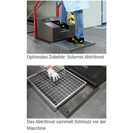 sole cleaning machine Solamat 90 graphite (RAL 7022) product photo S