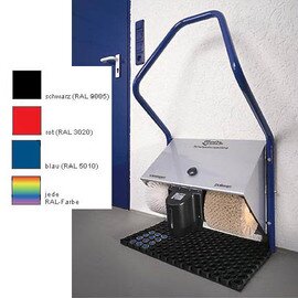 shoe shine machine Politec Solar slver metallic  | foot sensor product photo