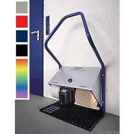 shoe shine machine Politec Solar blue slver metallic  | foot sensor product photo