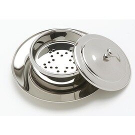 cooling butter dish with lid stainless steel round H 70 mm product photo