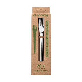 teaspoon GOZO stainless steel reusable | 50 x 20 pieces product photo  S