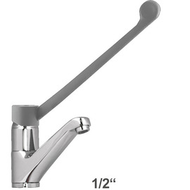 basin mixer | standing fitting xena | long lever outreach 130 mm product photo
