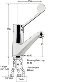 basin mixer Lena | for unpressurized storage product photo  S