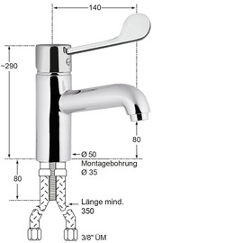 basin mixer DORA lever mixer tap product photo  S