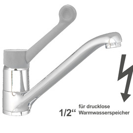 Spültischbatterie juna | grey outreach 230 mm product photo
