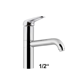 Lever mixer sink faucet Taya 1/2" outreach 250 mm discharge height 90 mm product photo