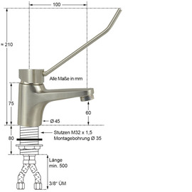 basin mixer exis | lever bent product photo  S