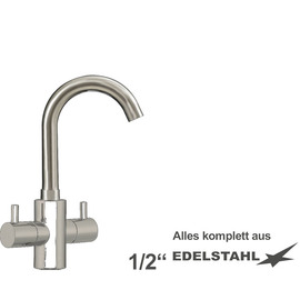 basin mixer two-handle mixer tap product photo