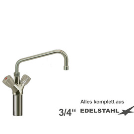 Column battery claro 3/4" | two-handle mixer tap outreach 300 mm product photo