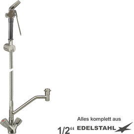multi-purpose cleaning kit xaria two-handle mixer tap one hole standing fitting shower small | hose length 800 mm product photo