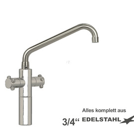 Column battery ximoc 3/4" | two-handle mixer tap outreach 300 mm product photo