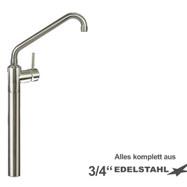 Column battery Master 3/4" C-spout angled | lever mixer tap outreach 300 mm product photo