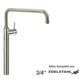 Column battery Master 3/4" C-spout straight | lever mixer tap outreach 350 mm product photo
