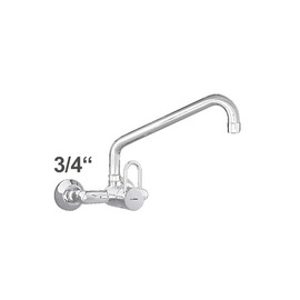 Wall mounted battery profi 3/4" outreach 300 mm C-spout angled product photo