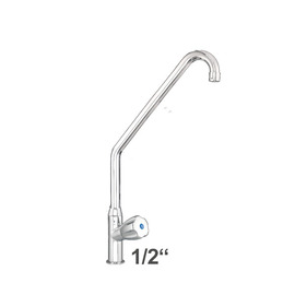 pillar valve GASTRO 1/2" outreach 250 mm high C-spout slanted product photo