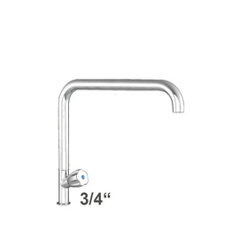 pillar valve profi 3/4" outreach 350 mm raised C-spout straight product photo