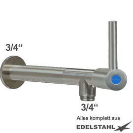wall valve 3/4" clamix valve direction 3/4" | lever round short | wall extension L 210 mm product photo
