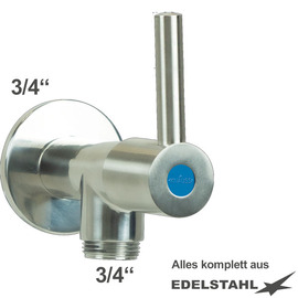 wall valve 3/4" clamix valve direction 3/4" | 1-wing handle long product photo  S
