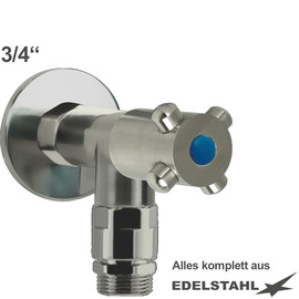 wall valve 3/4" clasix valve direction 3/4" | 4-wing handle | with pipe aerator product photo