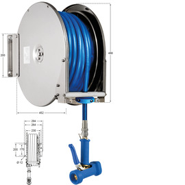 hose rewinder • hose length 15 m product photo  S
