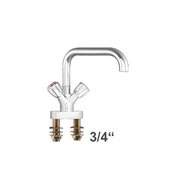 two-handle mixer block battery chief C-spout straight outreach 250 mm product photo