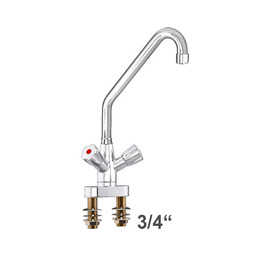 block battery standing fitting swivel spout outreach 250 mm product photo
