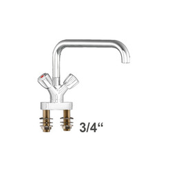 two-handle mixer block battery chief C-spout straight outreach 300 mm product photo