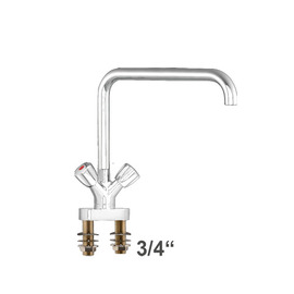 two-handle mixer block battery chief swiveling 360 ° C-spout straight outreach 350 mm product photo