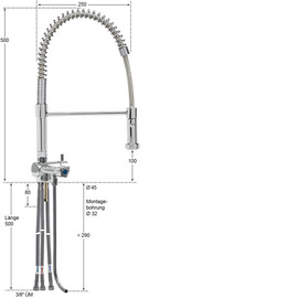 bar faucet fresh 1/2" | for non-pressurized hot water storage tanks product photo  S