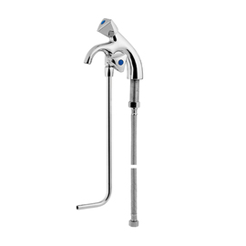 sink table stand pipe 1/2" H 140 mm outreach 130 mm | discharge height 35 mm | 1 valve outlet product photo