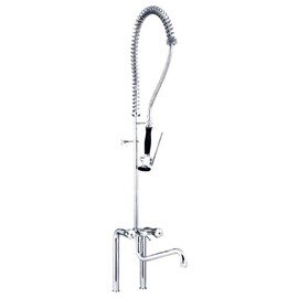 rinse sink mixer 1/2" discharge height 170 mm  H 1450 mm outreach 400 mm (shower) product photo