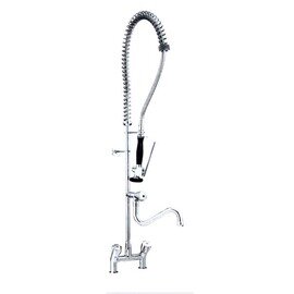 rinse sink mixer 3/4" discharge height 310 mm  H 1250 mm outreach 400 mm (shower) product photo