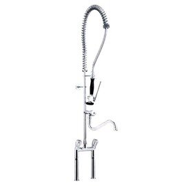 rinse sink mixer 3/4" discharge height 310 mm Feet 100 mm outreach 400 mm (shower) product photo