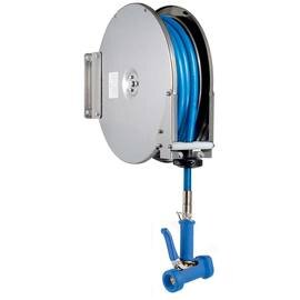 hose rewinder Power Reel 1/2" with dairy steam rubber hose 6 m product photo