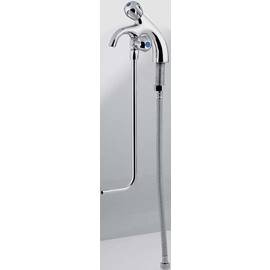 sink table stand pipe  | 1 valve sidewards 1/2" outreach 110 mm discharge height 40 mm product photo