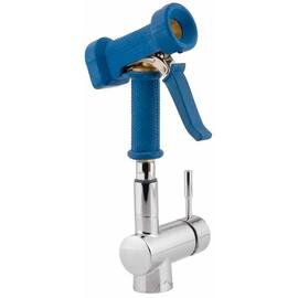 Cleaning kit 1/2 '', single lever mixer mixer 1/2 '', with pull-out commercial cleaning spray, with blue rubber protection product photo
