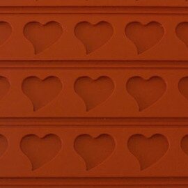 relief mat heart baker's standard 600 mm  x 400 mm product photo