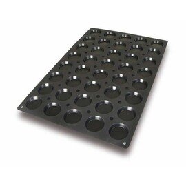 baking mould baker's standard  • round | 40-cavity | mould size Ø 60 x 11 mm  L 600 mm  B 400 mm product photo