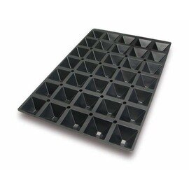baking mould baker's standard  • pyramide | 35-cavity | mould size 65 x 65 x H 35 mm  L 600 mm  B 400 mm product photo