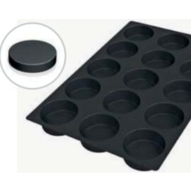 silicone baking mould baker's standard  • Sponge Cake | 15-cavity | mould size Ø 105 x H 40 mm  L 600 mm  B 400 mm product photo