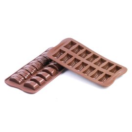 chocolate mould  • rectangle | 14-cavity | mould size 37 x 20 x H 20 mm  L 210 mm  B 105 mm product photo
