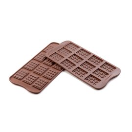 chocolate mould  • rectangular  • board | 12-cavity | mould size 38 x 28 x H 4.5 mm  L 210 mm  B 105 mm product photo