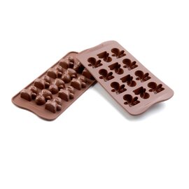 chocolate mould  • little man | 12-cavity | mould size 33 x 34 x H 17 mm  L 210 mm  B 105 mm product photo