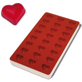 baking mould  • heart | 24-cavity | mould size 34 x 30 x H 18 mm product photo