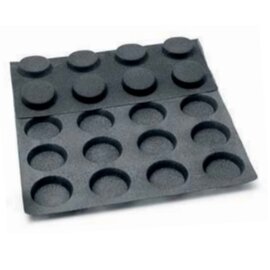 baking mould baker's standard  • hamburger | 28-cavity | mould size Ø 67 x H 50 mm  L 600 mm  B 400 mm product photo