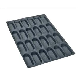 baking mould baker's standard  • sandwich | mould size 130 x 48 mm x H 18 mm  L 600 mm  B 400 mm product photo