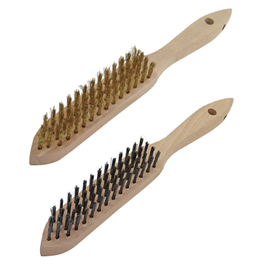 cleaning brush wood | bristles made of steel wire L 285 mm product photo