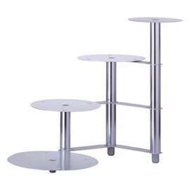 multi-tiered cake stand aluminium | 4 shelves  Ø 320 mm product photo