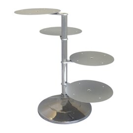 multi-tiered cake stand aluminium | 4 shelves  Ø 320 mm (4x) product photo